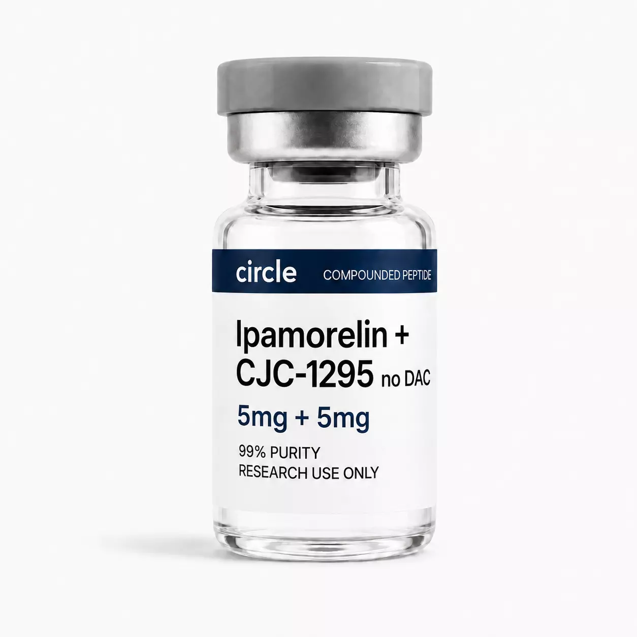 CJC-1295 (No DAC) + Ipamorelin — research-grade peptide